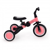 Tricicleta echilibru cu pedale Pentru Copii, ECOTOYS, 4 in 1, roz