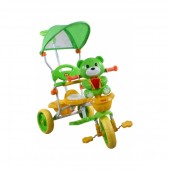 Tricicleta Pentru Copii Ursulet - Verde