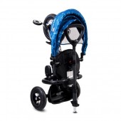 Tricicleta pliabila cu roti gonflabile Pentru Copii, Sun Baby 014 Qplay Rito - Blue 