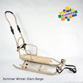 Saniuta pentru copii cu spatar Kummer Winter Glam Extra
